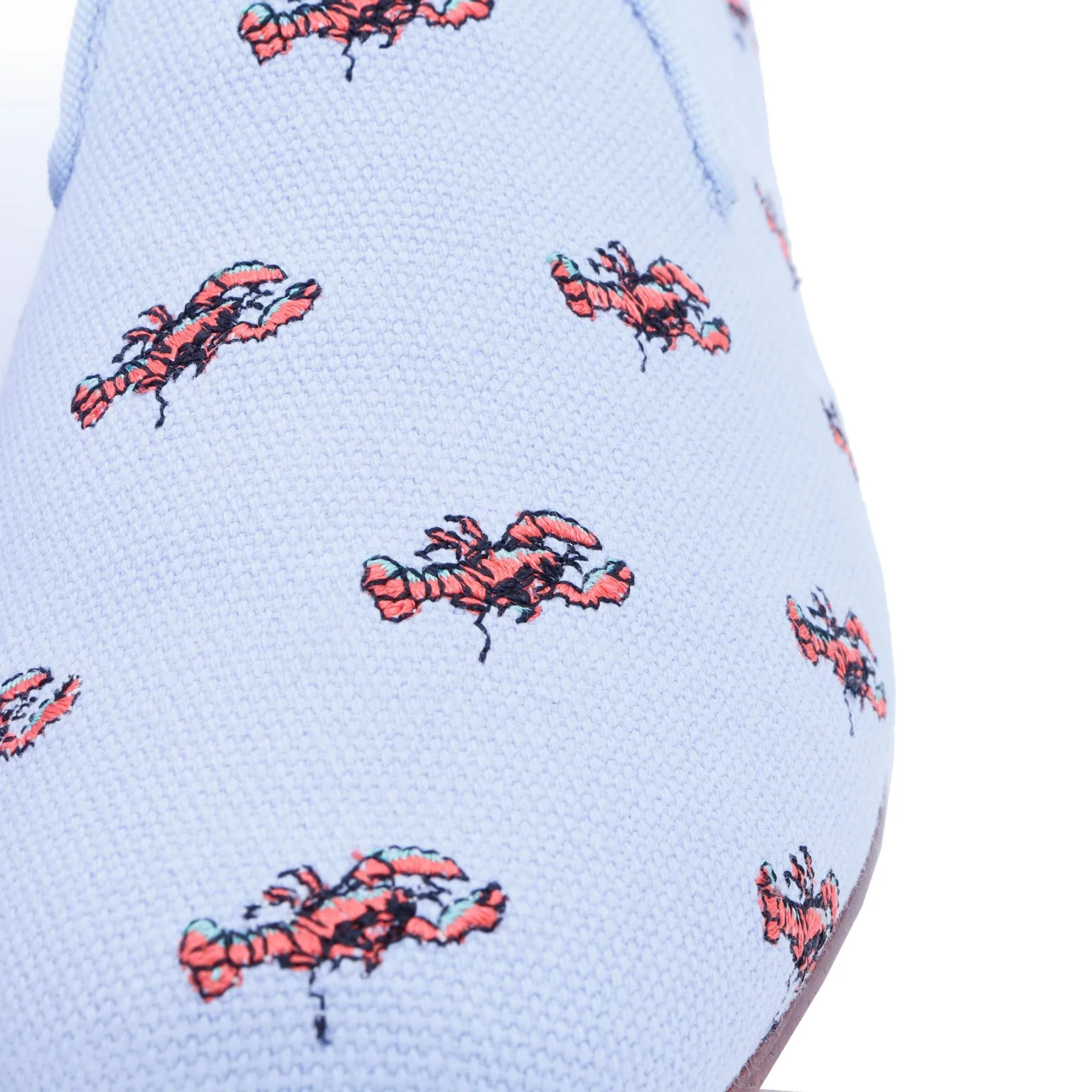 2000s Coach Blue Canvas Lobster Shoes New in Box