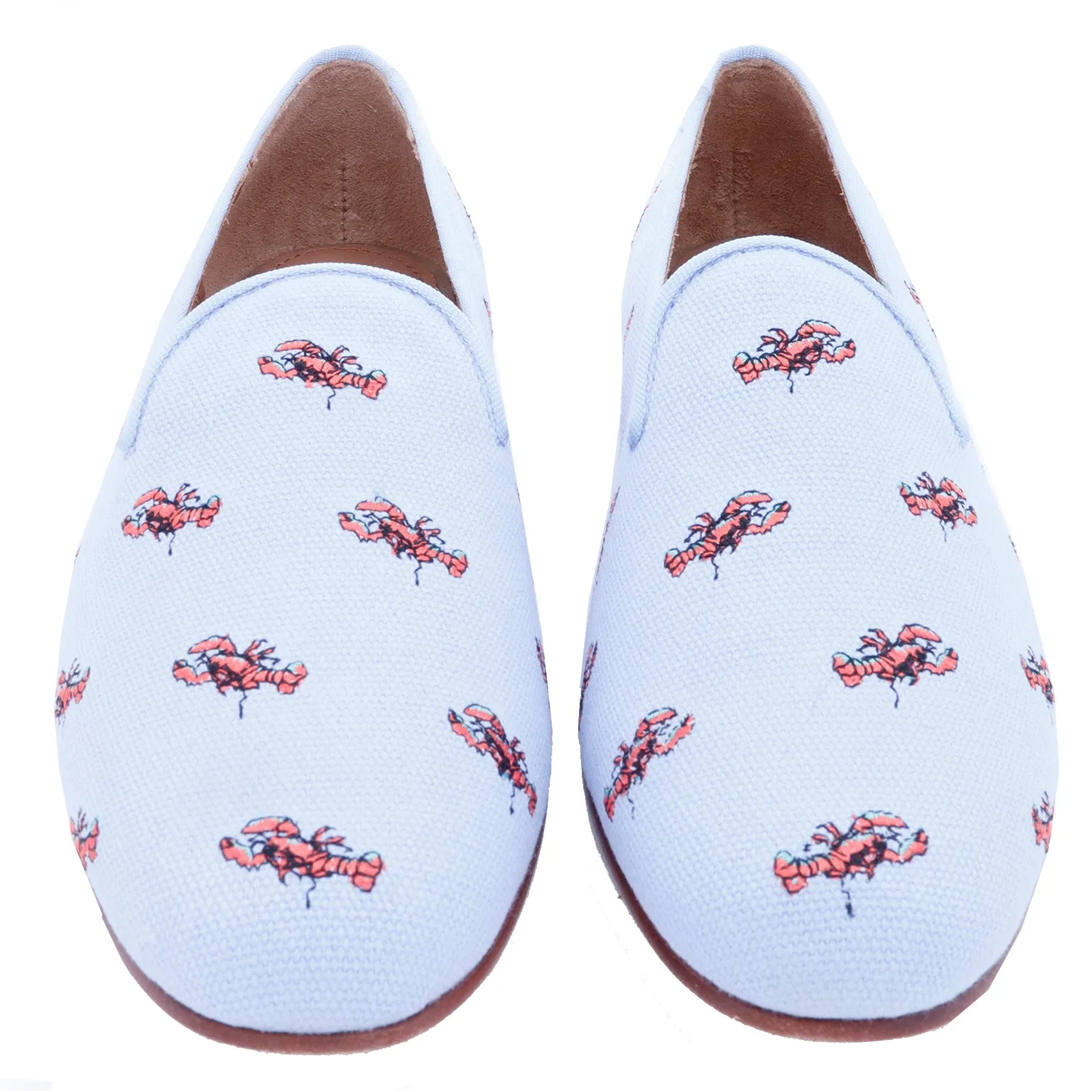 2000s Coach Blue Canvas Lobster Shoes New in Box