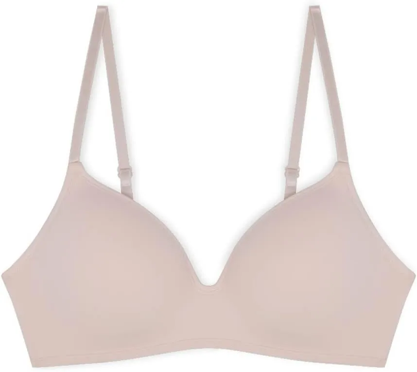 4 Pack Wirefree Bra - Women's Flexible Soft Foam Wireless No Wire Soft Pad T Shirt Bra Value Pack