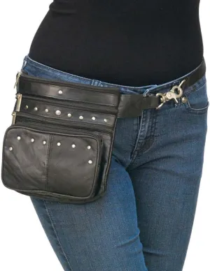 8 X 7 Studded Clip-On Hip Klip Bag W/Removable Strap #PKK15RK