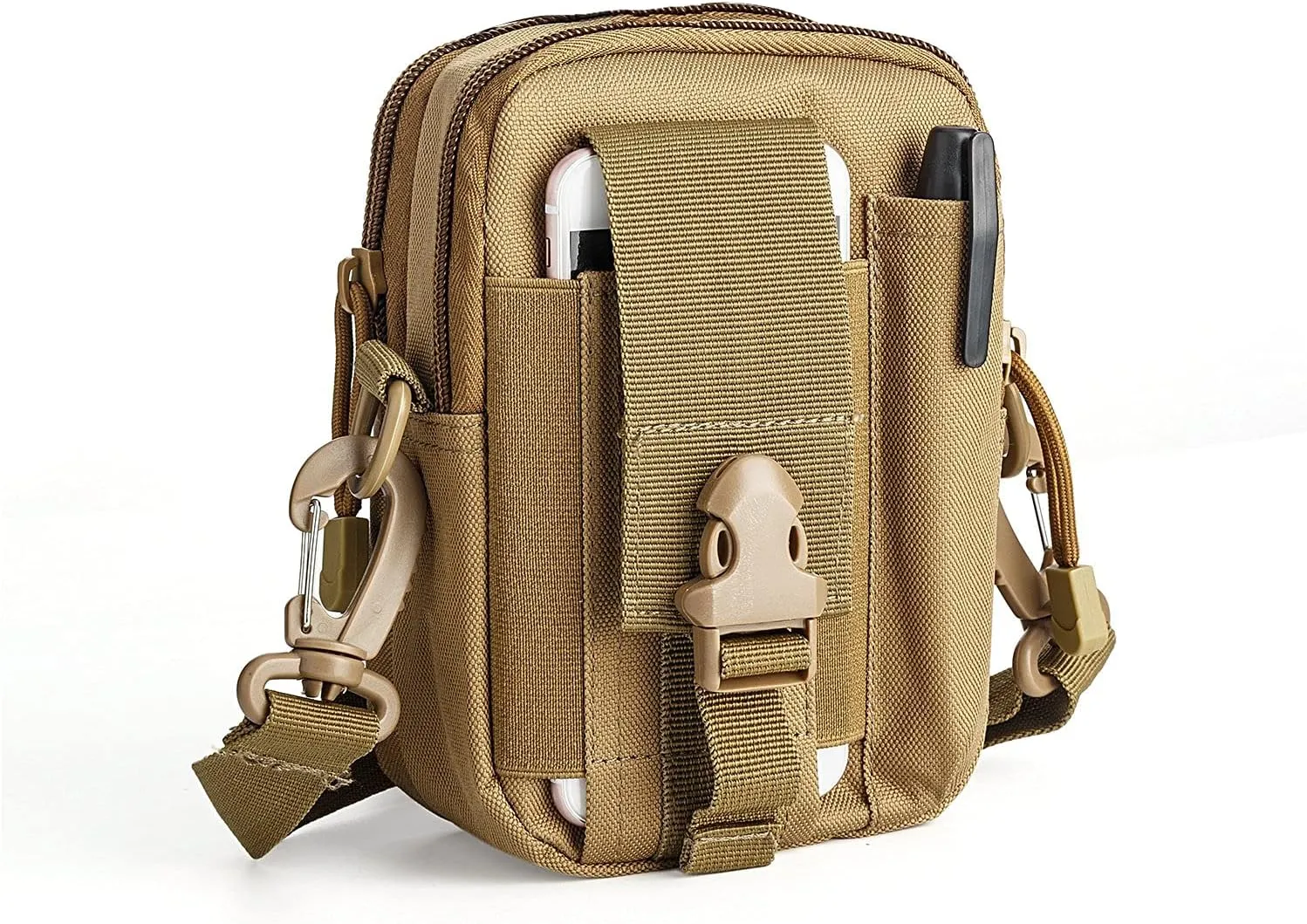 Adult Tactical Molle Pouch Belt Military Waist Pack Bag