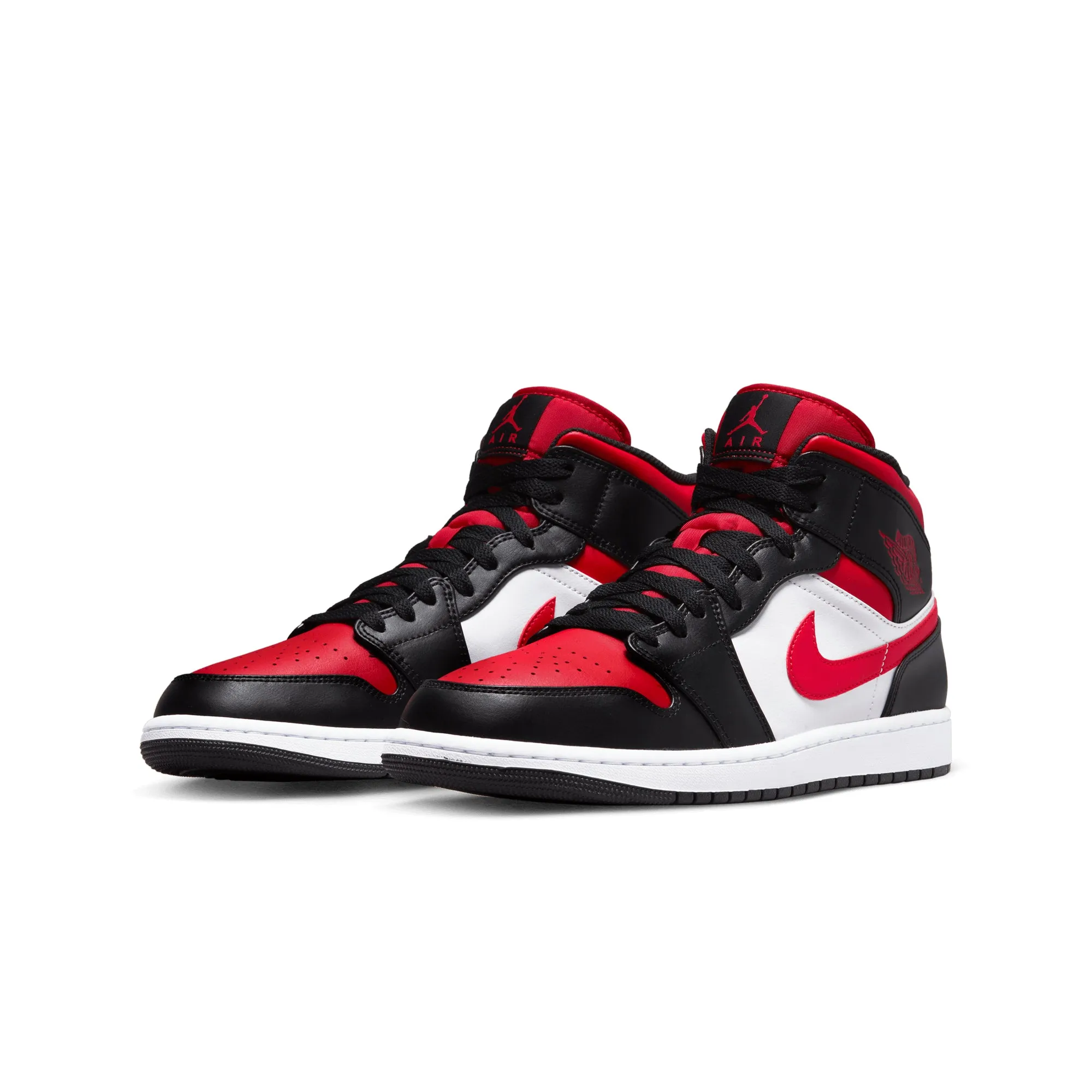 Air Jordan 1 Mid 'Bred Toe' 554724-079