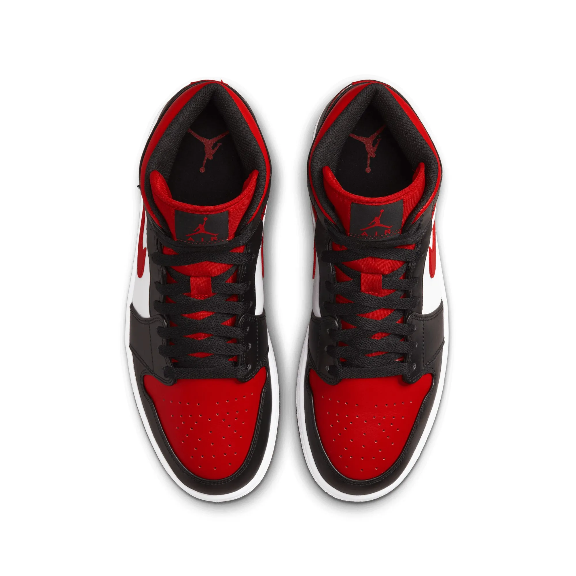 Air Jordan 1 Mid 'Bred Toe' 554724-079