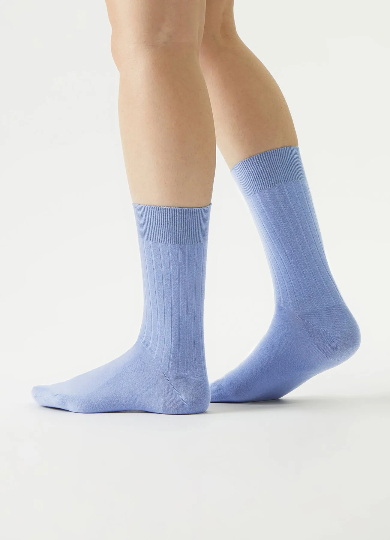 Bunte Gerippte Socken-Set | 6 Paar | 39-46