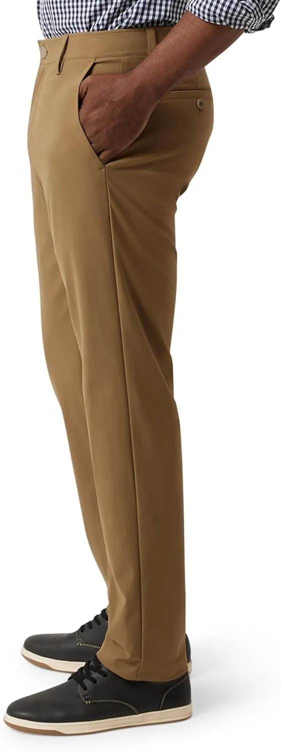 Chaps Men's Chino Pants - Slim Fit Comfort Stretch Straight Leg Dress Pants for Men - Men's Flexible Performance Work Pants