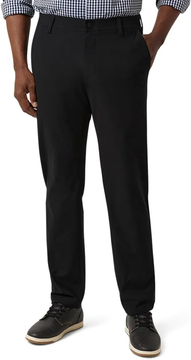 Chaps Men's Chino Pants - Slim Fit Comfort Stretch Straight Leg Dress Pants for Men - Men's Flexible Performance Work Pants