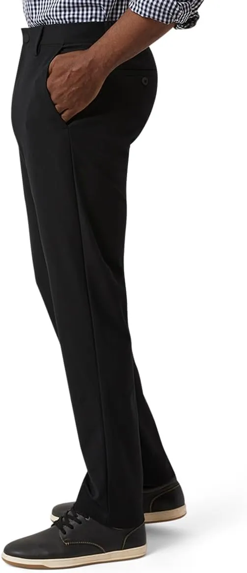Chaps Men's Chino Pants - Slim Fit Comfort Stretch Straight Leg Dress Pants for Men - Men's Flexible Performance Work Pants