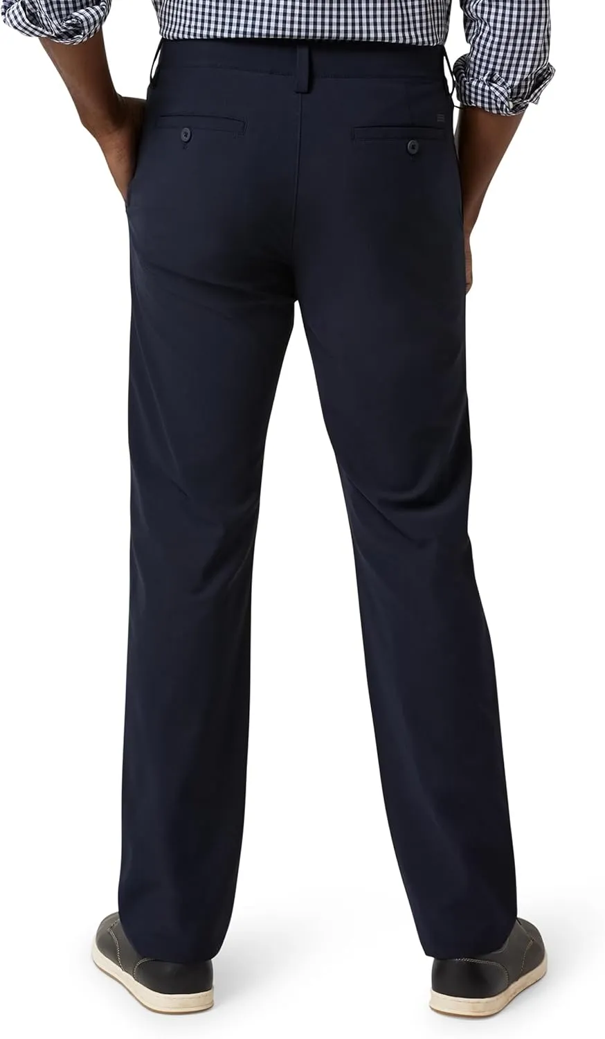 Chaps Men's Chino Pants - Slim Fit Comfort Stretch Straight Leg Dress Pants for Men - Men's Flexible Performance Work Pants