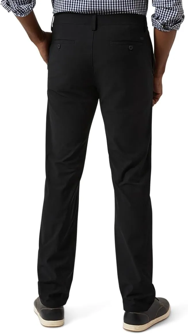Chaps Men's Chino Pants - Slim Fit Comfort Stretch Straight Leg Dress Pants for Men - Men's Flexible Performance Work Pants
