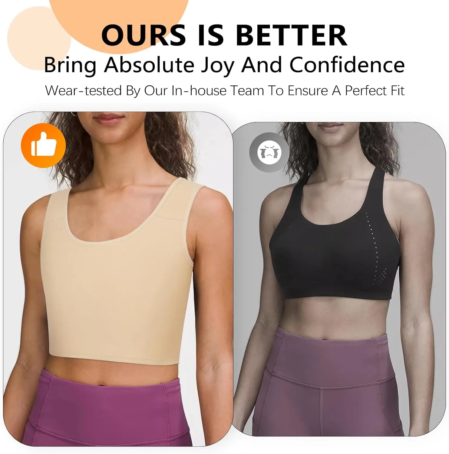 Chest Binder for Transgender FTM Breathable Half Trans Binder Bra