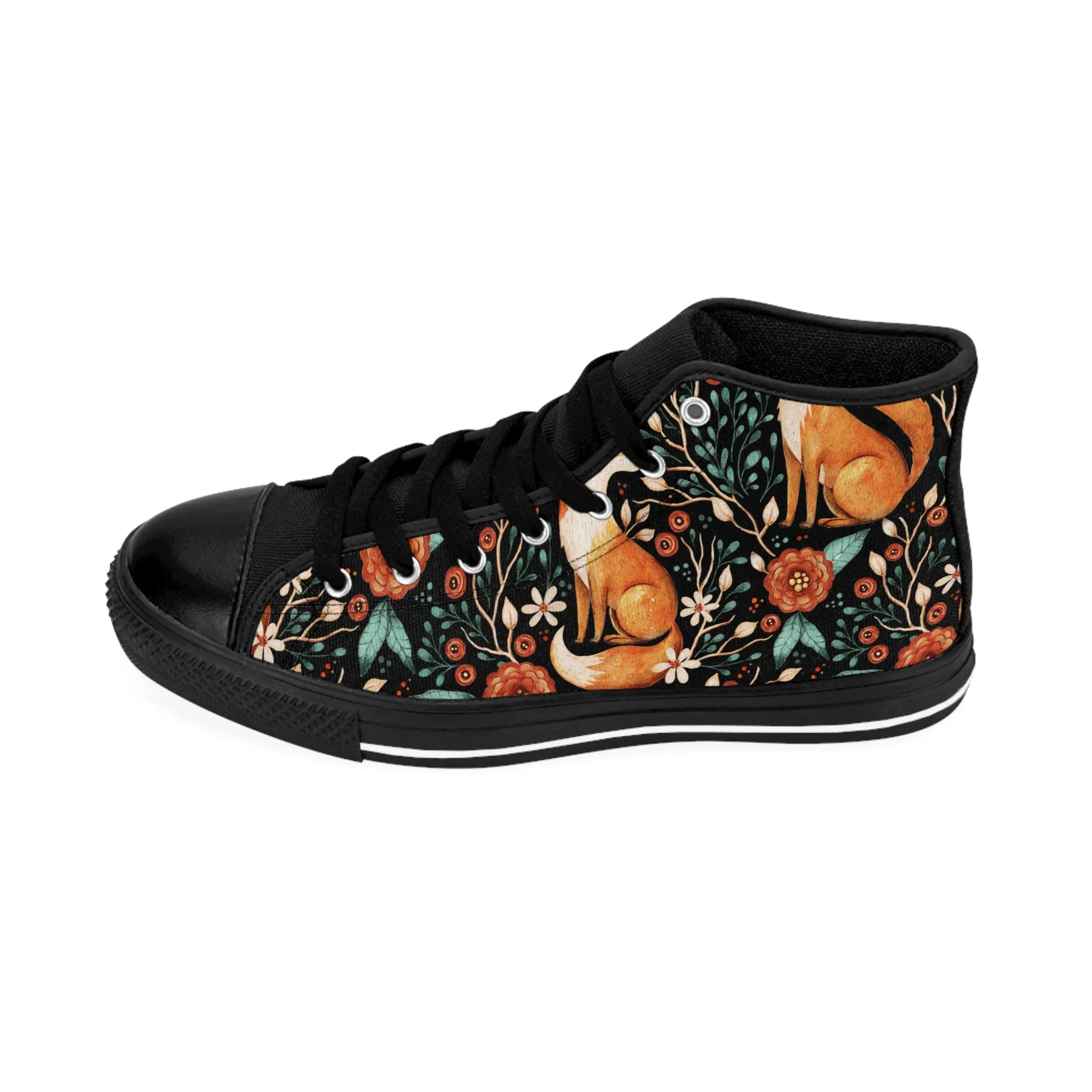 Colorful Foxes Women's Classic Sneakers