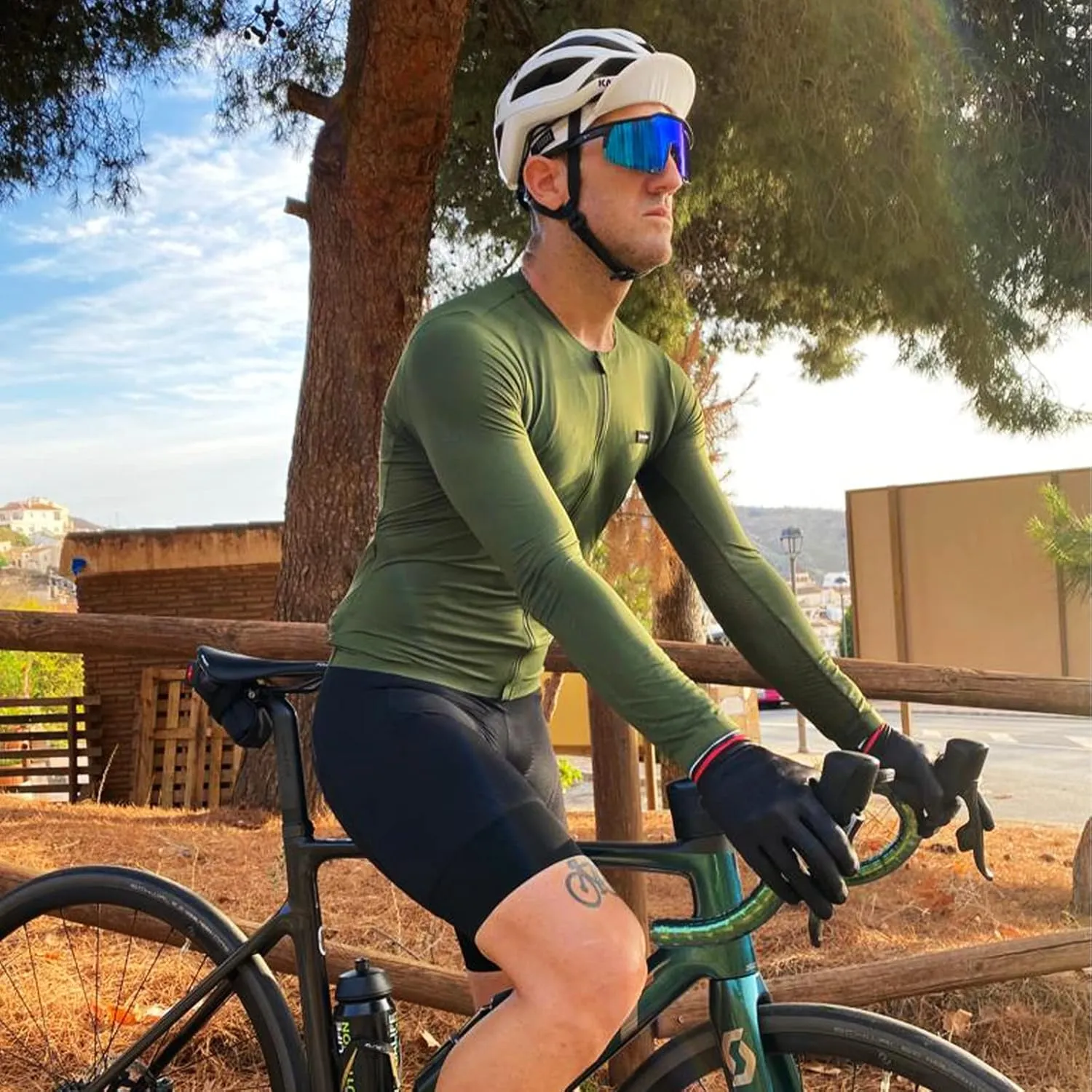 Cycling Bib Shorts for Men - Road Bike Bicycle Breathable Padded Riding Tights