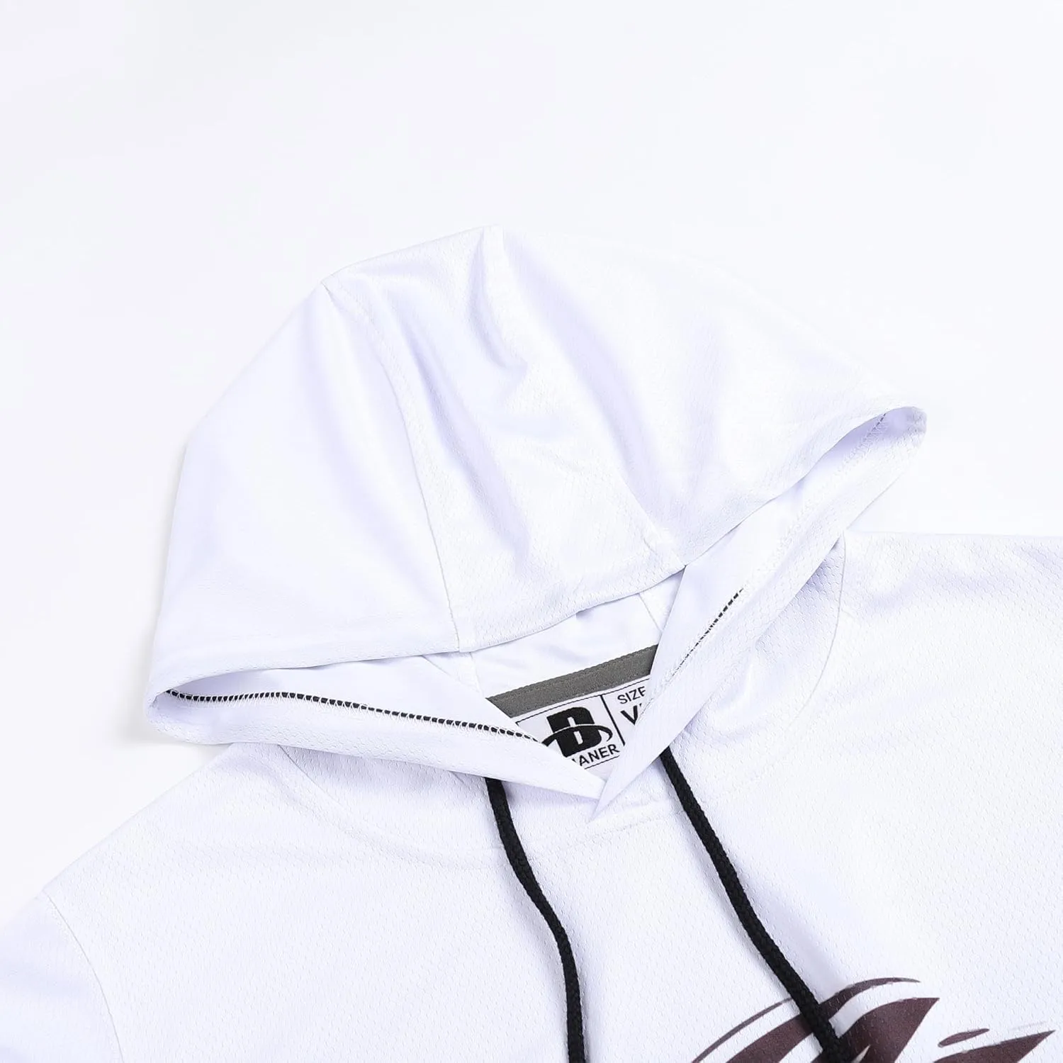 DEHANER Dry Fit Short Sleeve Hoodies For Men Workout Gym Athletic Pullover T-Shirts Lightweight Sweatshirts