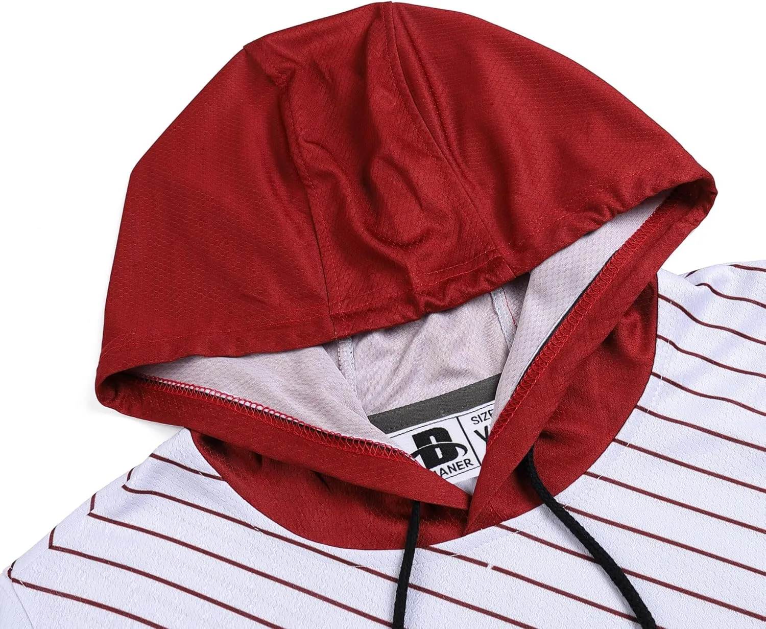 DEHANER Dry Fit Short Sleeve Hoodies For Men Workout Gym Athletic Pullover T-Shirts Lightweight Sweatshirts
