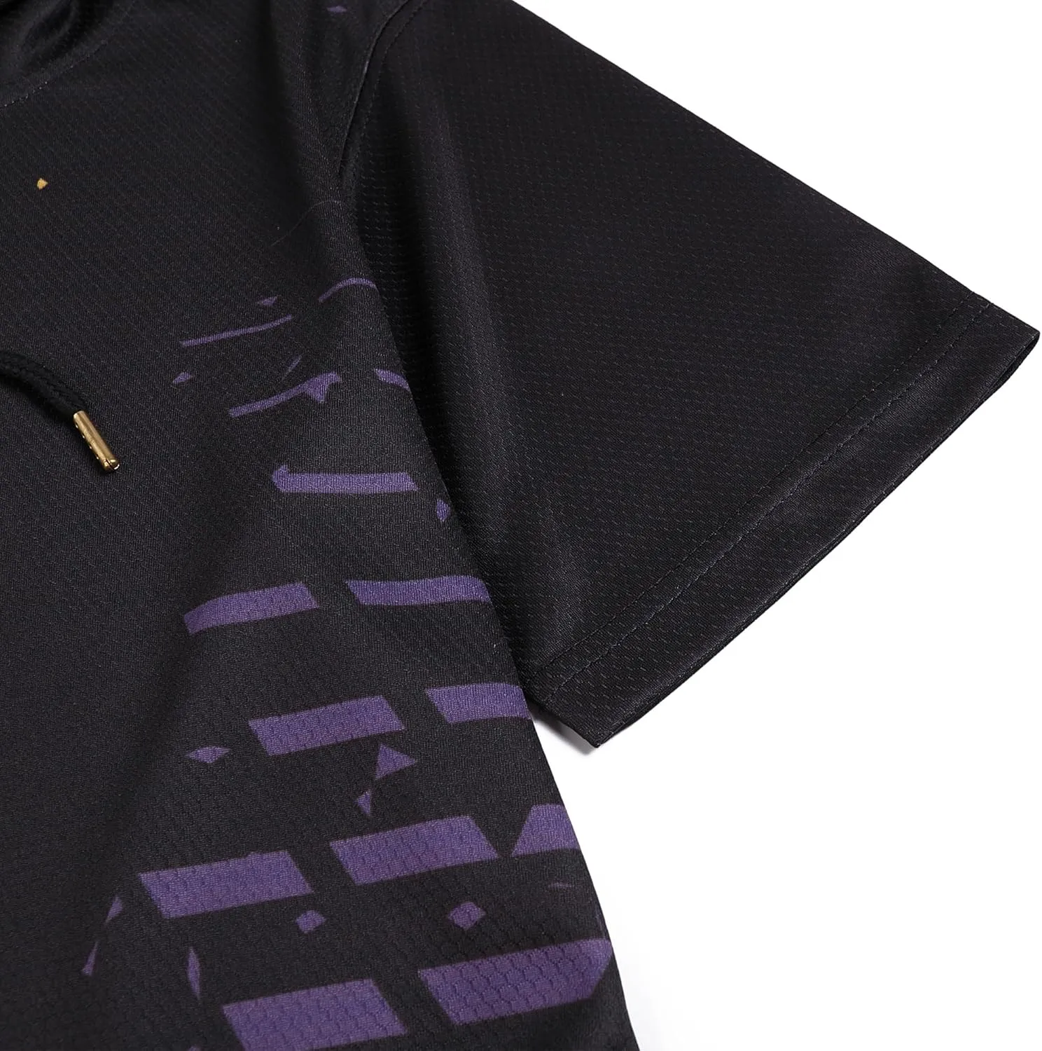 DEHANER Dry Fit Short Sleeve Hoodies For Men Workout Gym Athletic Pullover T-Shirts Lightweight Sweatshirts