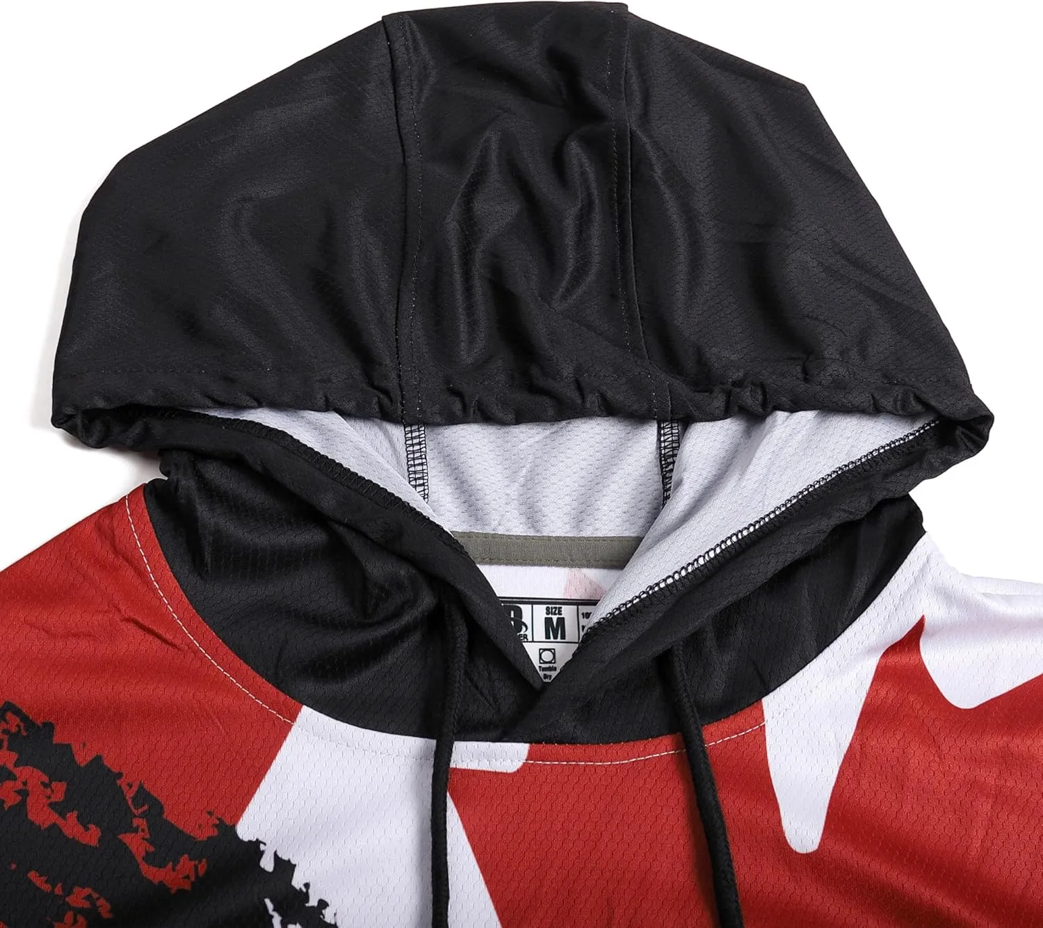 DEHANER Dry Fit Short Sleeve Hoodies For Men Workout Gym Athletic Pullover T-Shirts Lightweight Sweatshirts