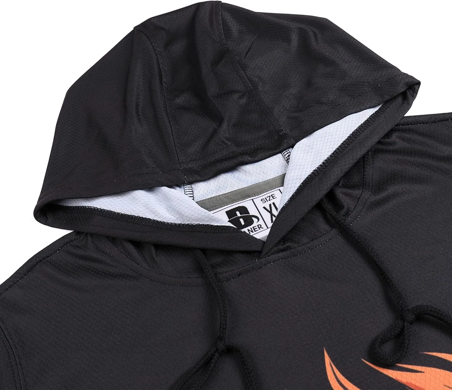 DEHANER Dry Fit Short Sleeve Hoodies For Men Workout Gym Athletic Pullover T-Shirts Lightweight Sweatshirts