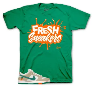 Dunk SB Phantom Malachite Fresh Sneakers Shirt