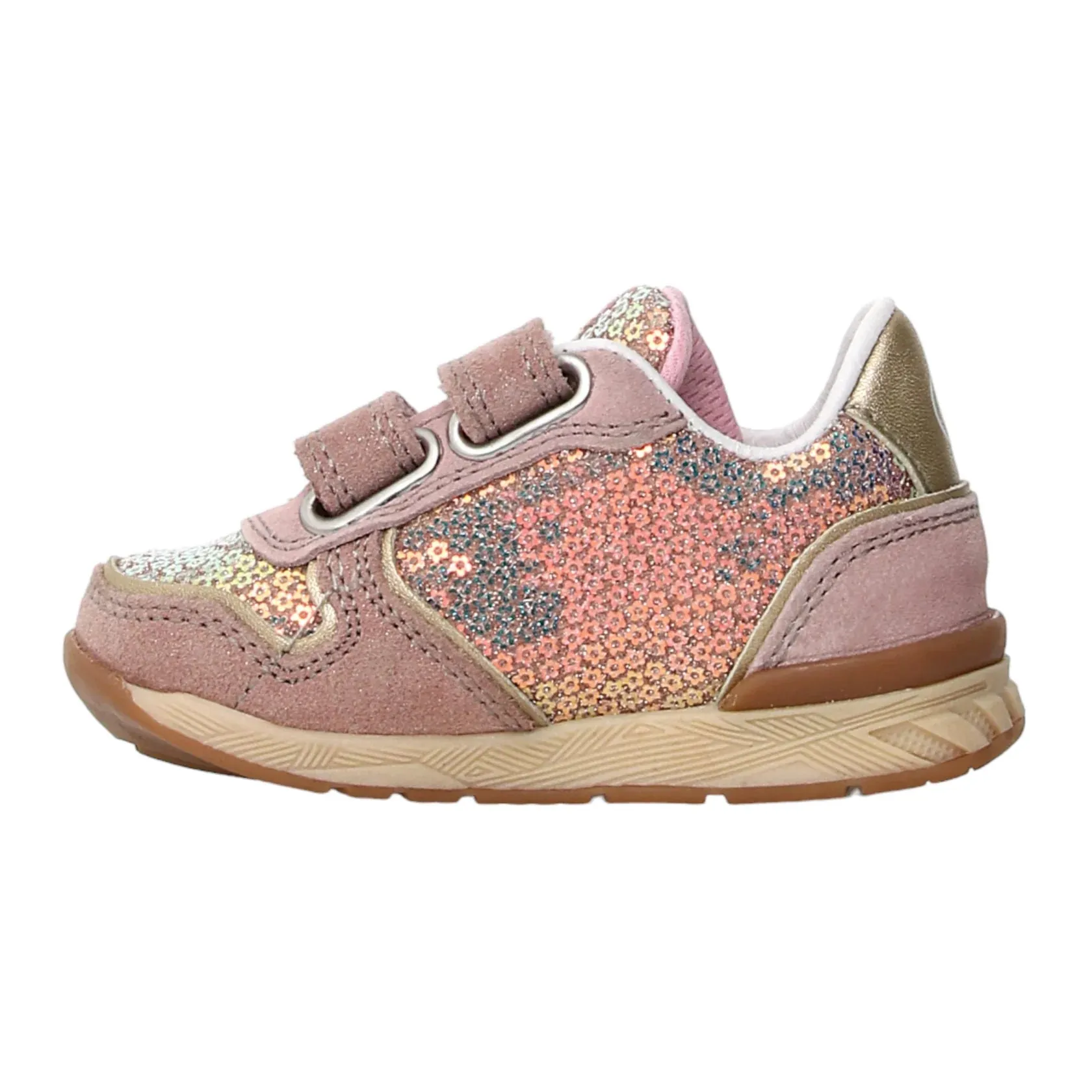 Falcotto Belle 2 VL | Suede Glitter/Heart Little Kids Sneakers