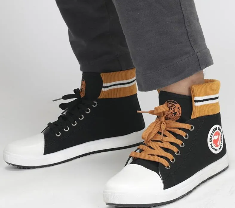 Haikyuu!! Karasuno Style High Top Canvas Shoes / Sneakers