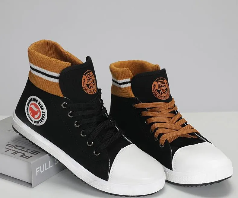 Haikyuu!! Karasuno Style High Top Canvas Shoes / Sneakers