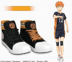 Haikyuu!! Karasuno Style High Top Canvas Shoes / Sneakers