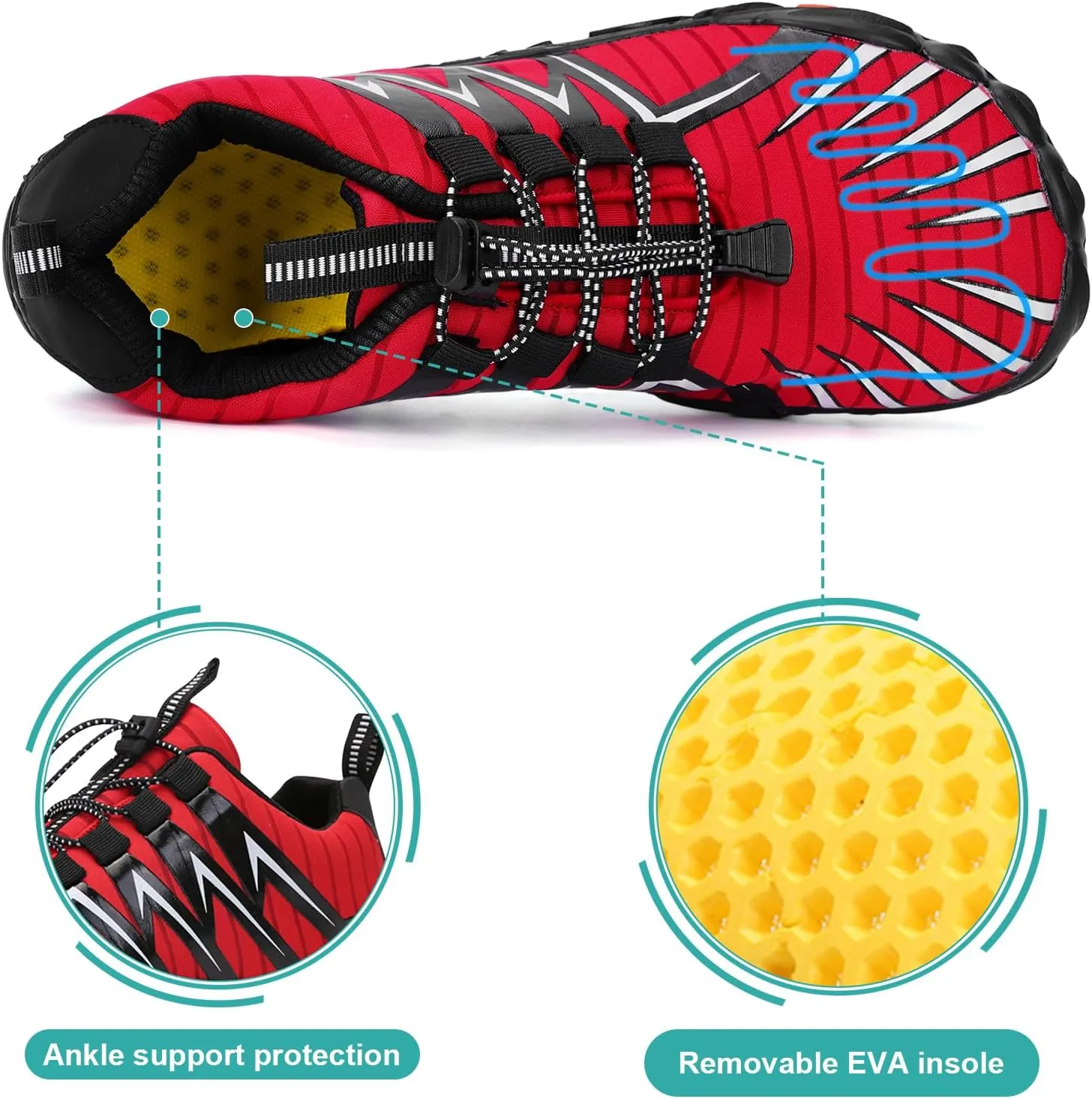 Hike Barefoot Shoes Women Men Non-Slip Healthy Barefoot Shoes Womens Mens Breathable Fashion Trail Rnning Hiking Shoe Womens Mens Wide Toe Zero Drop Shoe