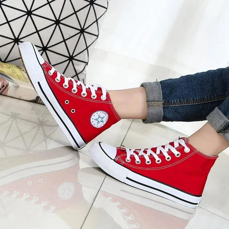 Hudson™ Zwarte student casual heren hoge sneakers