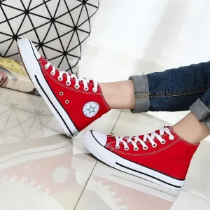 Hudson™ Zwarte student casual heren hoge sneakers