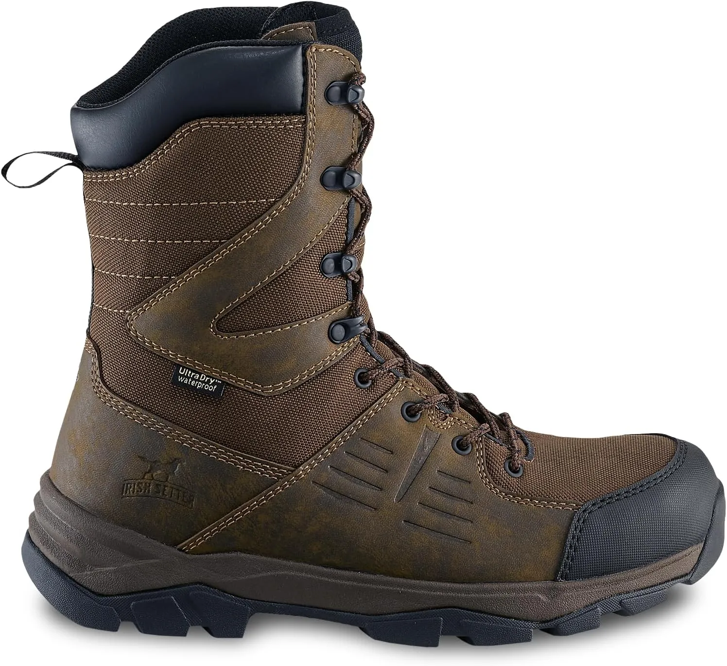 Irish Setter, Terrain, Mens, 10", Waterproof, Hunting Boot, Brown