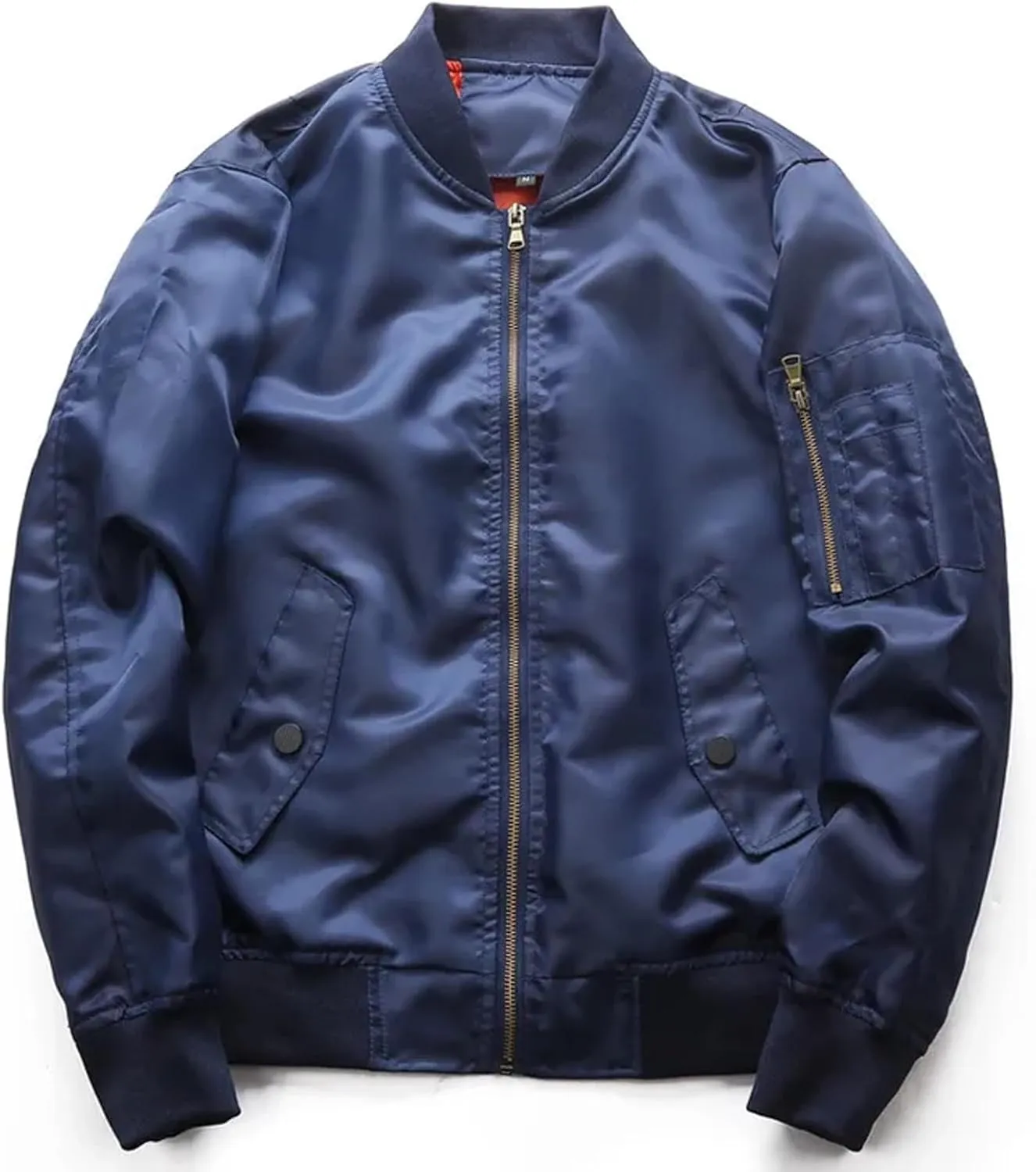 Jackets For Men Bomber Jacket Lightweight Flight Jacket Casual Softshell Fall Varsity Jacket Coat Windbreaker