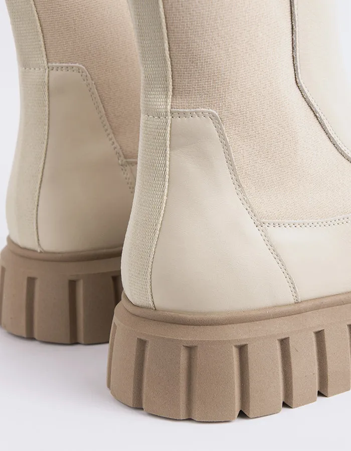 Jordy Off White Leather