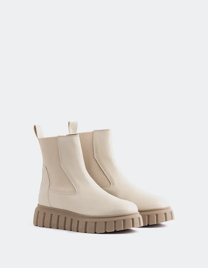Jordy Off White Leather
