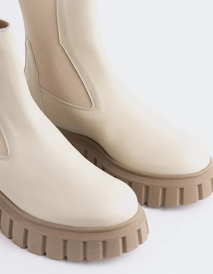 Jordy Off White Leather