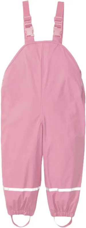Kids Suspender Rain Pants Waterproof Mud Dirty Proof Outdoor Rain Jumpsuit Pant Boys Girls Insulated Overalls