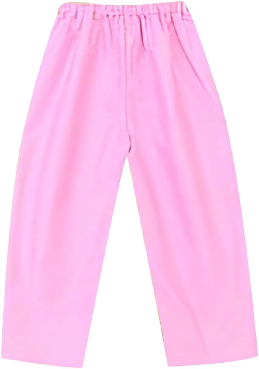 Kids Waterproof Rain Pants Solid Insulated Mud Dirty Proof Elastic Trousers Boys Girls Casual Lightweight Rainwear