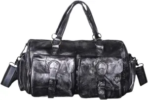 Men Leather Travel Business Briefcase Heavy Duty Computer Laptop Tote Messenger Bag