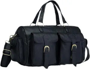 Men Leather Travel Business Briefcase Heavy Duty Computer Laptop Tote Messenger Bag