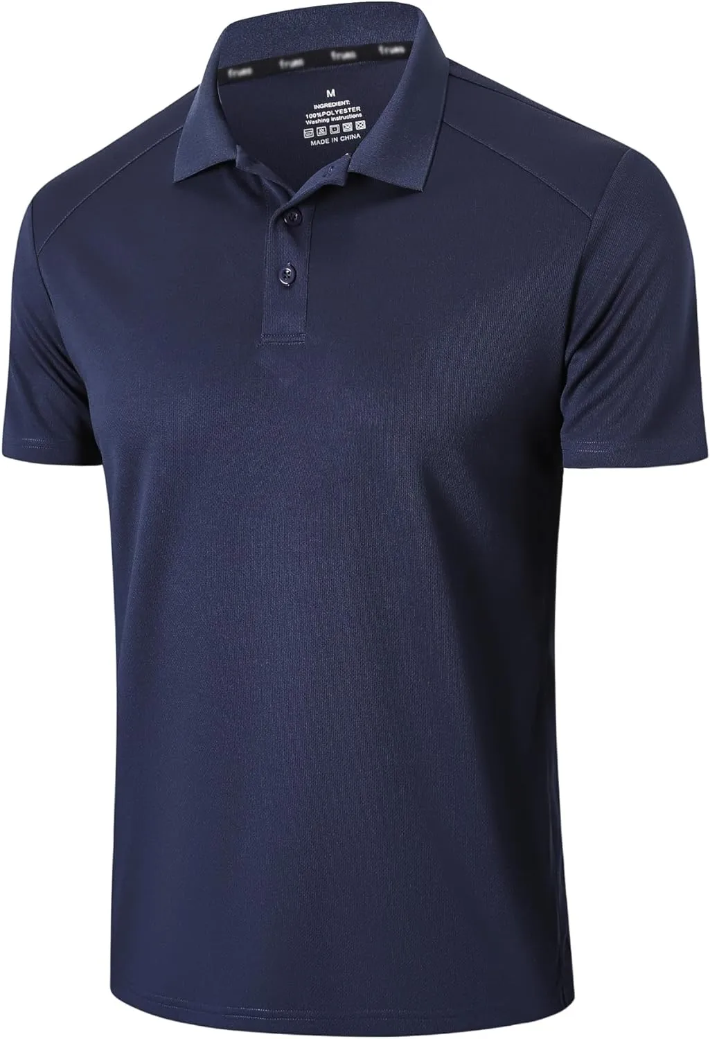 Mens 1/3 Pack Polo Shirt Moisture Wicking Dry Fit Performance Athletic Short Sleeve Golf Shirt