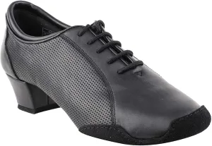 Mens Ballroom Dance Shoes Tango Wedding Salsa Latin Dance Shoes CD9319EB - Very Fine 1.5" [Bundle of 5]