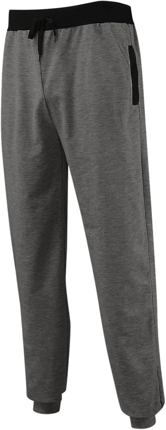 Mens Casual Pants Drawstring Elastic Waist Lightweight Linen Pants Loose Fit Summer Beach Yoga Trousers Flexible Joggers