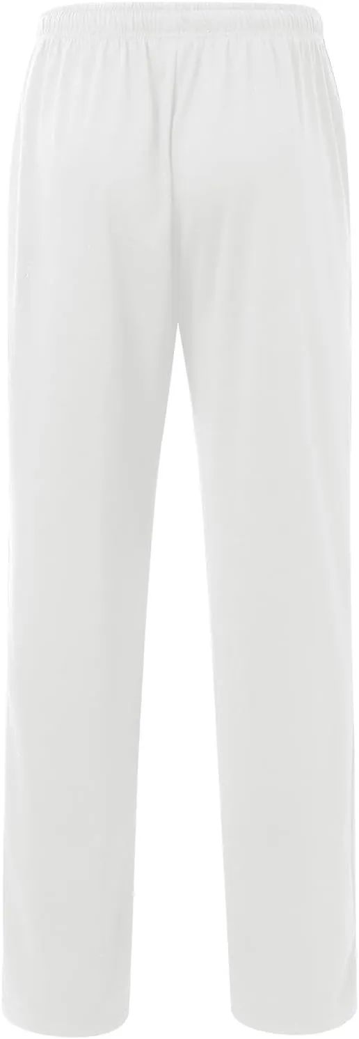 Mens Casual Pants Elastic Waist Lightweight Comfy Loose Fit Pleated Slacks Summer Beach Yoga Trousers Flexible Joggers