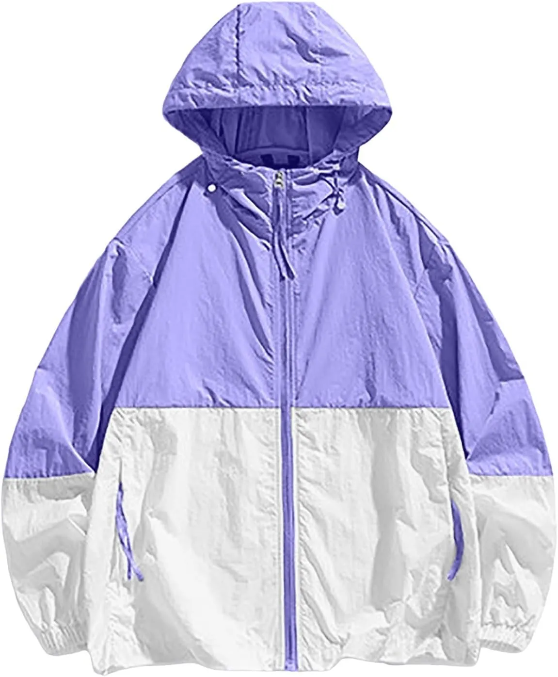 Men's Lightweight Windbreaker Jackets Outdoor Hooded Pocket Raincoat Jacket Men Zipper Cardigan Sweater Men's Cardigan