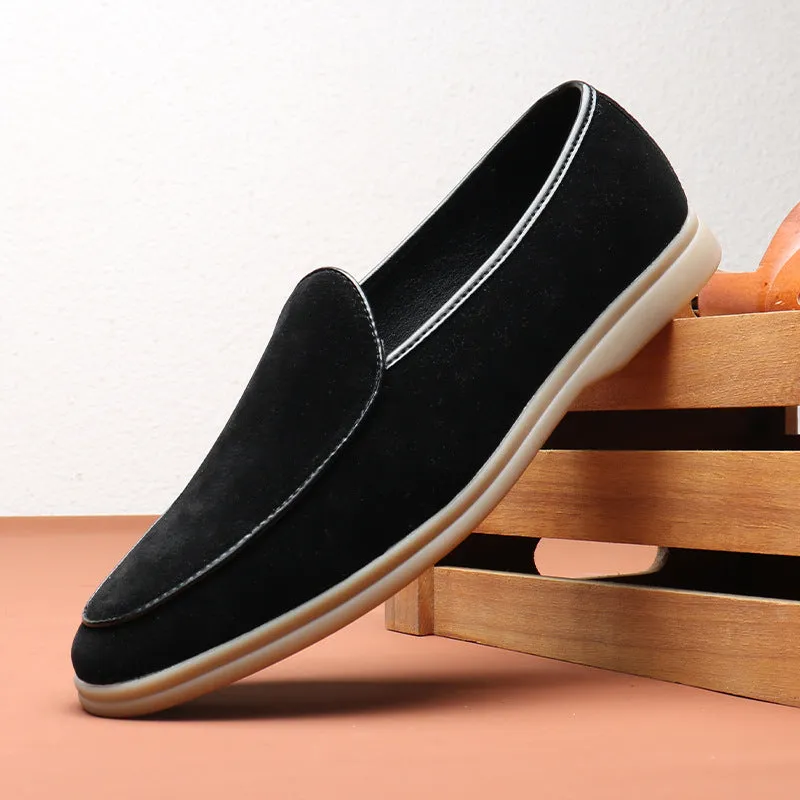 Men's Loafers One-pedal Men's Oxford Shoes European Large-size Men's Dress Shoes