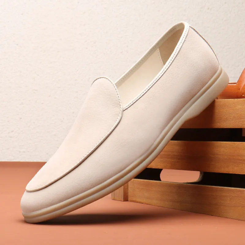 Men's Loafers One-pedal Men's Oxford Shoes European Large-size Men's Dress Shoes