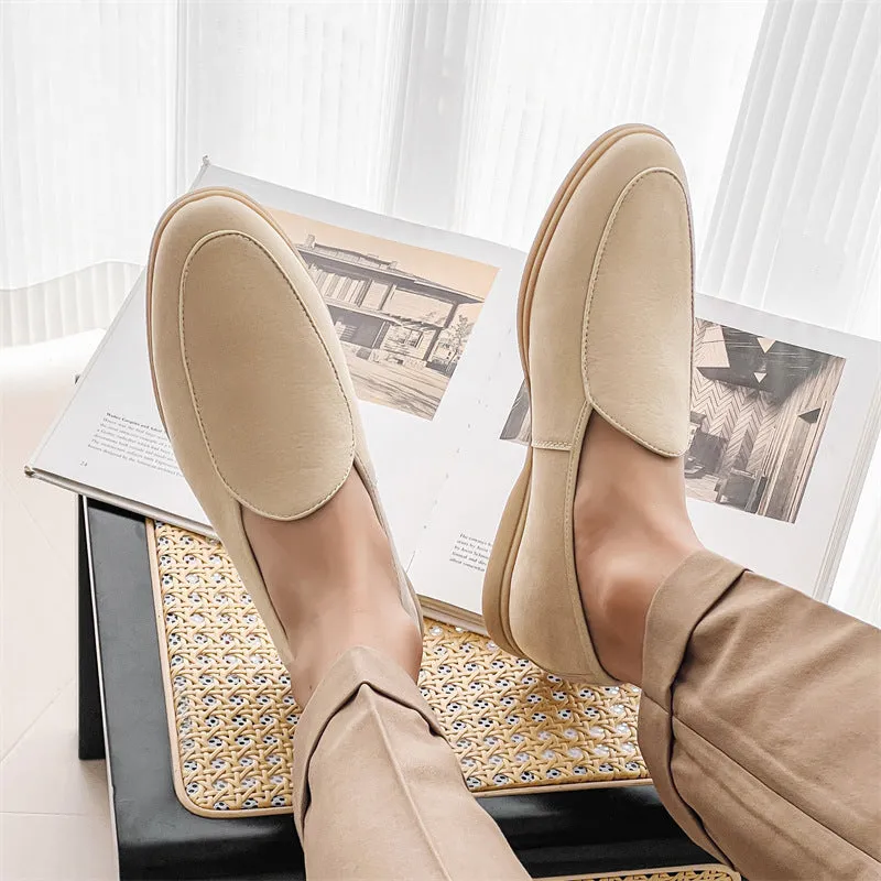 Men's Loafers One-pedal Men's Oxford Shoes European Large-size Men's Dress Shoes