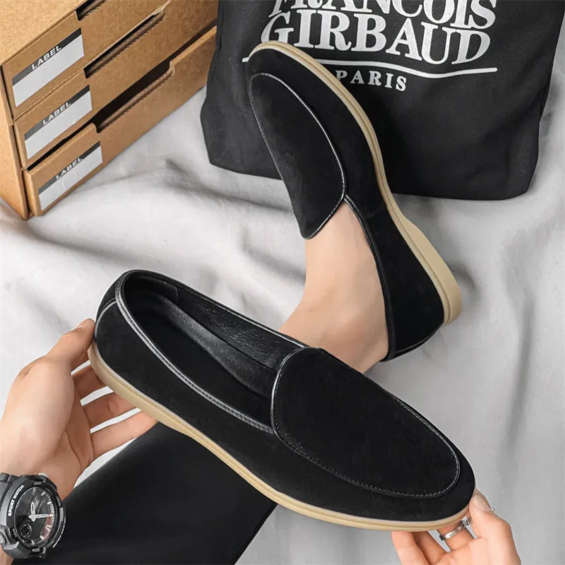 Men's Loafers One-pedal Men's Oxford Shoes European Large-size Men's Dress Shoes