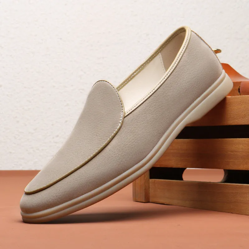 Men's Loafers One-pedal Men's Oxford Shoes European Large-size Men's Dress Shoes