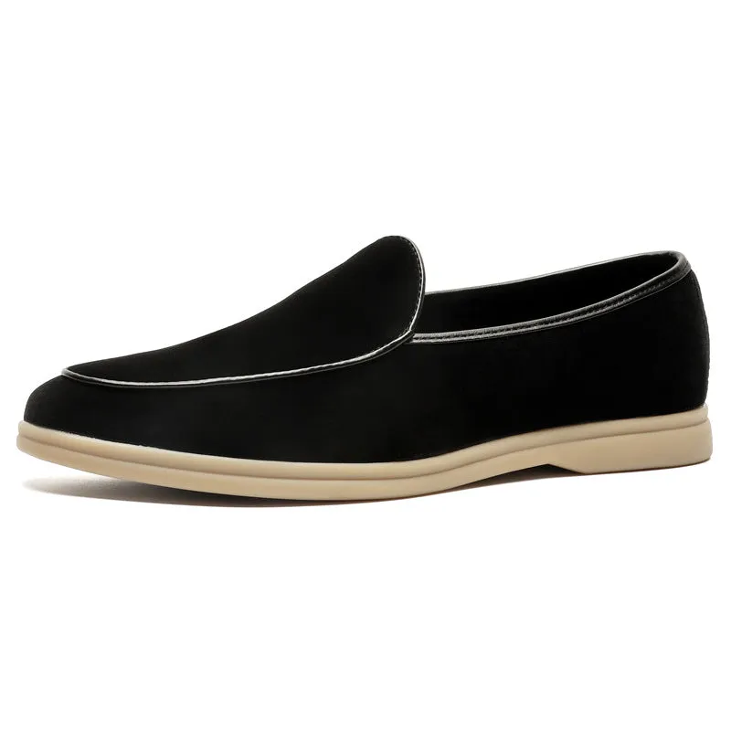 Men's Loafers One-pedal Men's Oxford Shoes European Large-size Men's Dress Shoes