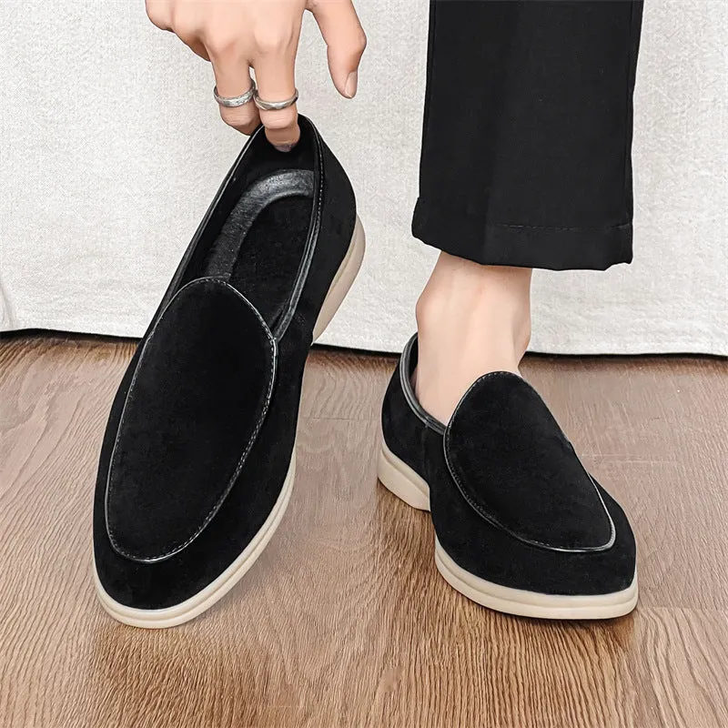 Men's Loafers One-pedal Men's Oxford Shoes European Large-size Men's Dress Shoes